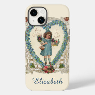 Oude Victoriaanse Valentijnsdag, Hartkrans Case-Mate iPhone Case