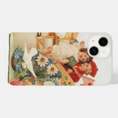 Oude Victoriaanse Valentijnsdag, Kinderen in Vlieg Case-Mate iPhone Case (Achterkant (horizontaal))