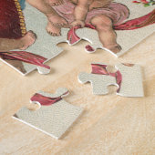 Oude Victoriaanse Valentijnskaarten, Cherubs Engel Legpuzzel (Zijkant)