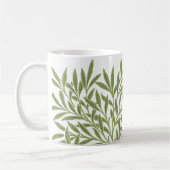 Oude victoriaanse wilgenbladeren van William Morri Koffiemok (Links)