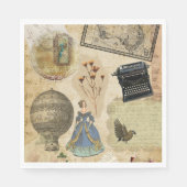 Oude Victorians romantisch papieren servetten (Voorkant)