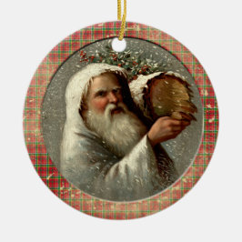 Oude Victorieaanse Rustieke Familie Gepersonalisee Keramisch Ornament