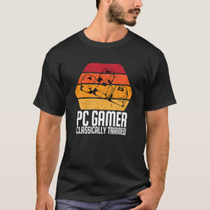 Oude Videogames WASD Grappig PC Gamer Klassiekers T-shirt
