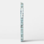 Oude, vieze witte bakstenen wandachtergrond, abstr Case-Mate iPhone case (Achterkant / Links)