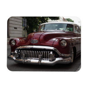 Oude vintage auto - magneet