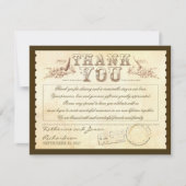 oude vintage bedankkaartjes - kaarten (Voorkant)