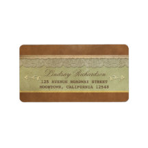 oude vintage bruiloft adresetiketten