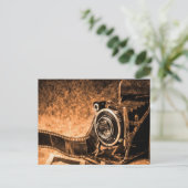 Oude Vintage Filmcamera   Briefkaart (Staand voorkant)
