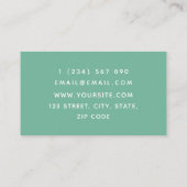 Oude Vintage Retro Auto Reparatie Service Fixing Visitekaartje (Achterkant)