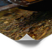 Oude Vintage Rusty Barn vindt auto Woody Poster (Hoek)