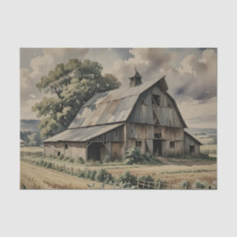 Oude vintage schuur tissuepapier