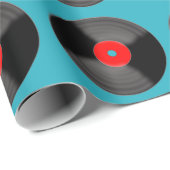 Oude vinylplaat inpakpapier (Rol Hoek)