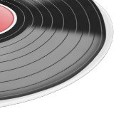 Oude Vinylplaat Snijplank (Hoek)