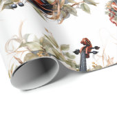 Oude Viool Kerstmis Cadeaupapier (Rol Hoek)