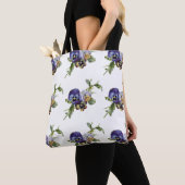 Oude Viooltjes Bloemboeket - Tote Bag (Dichtbij)