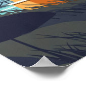 Oude Virginia Beach Poster (Hoek)