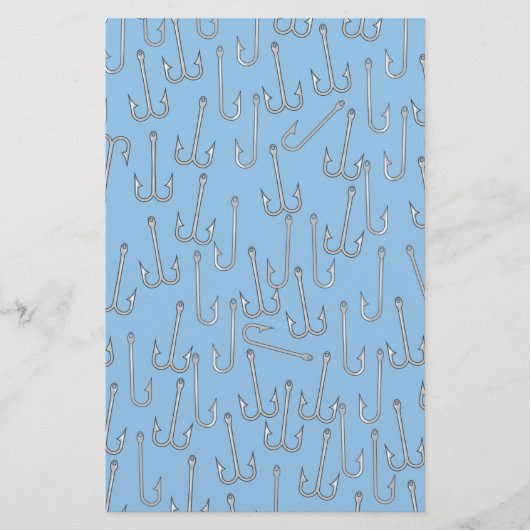 Oude vishaken briefpapier (Voorkant)