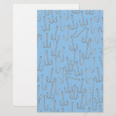 Oude vishaken briefpapier (Voorkant / Achterkant)