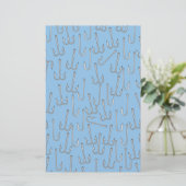 Oude vishaken briefpapier (Staand voorkant)