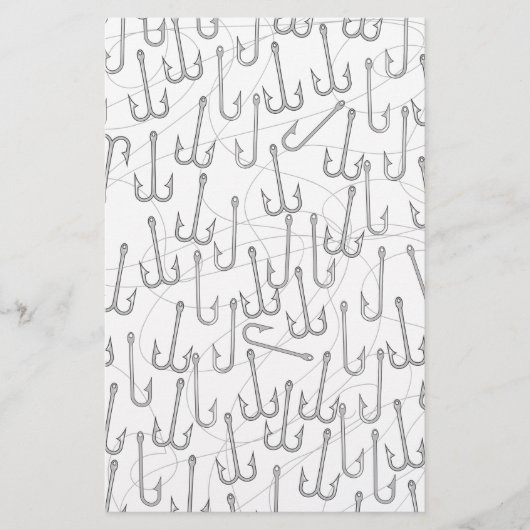 Oude vishaken briefpapier (Voorkant)