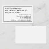 Oude, Visitekaartje met een fashioned stijl (Voorkant / Achterkant)