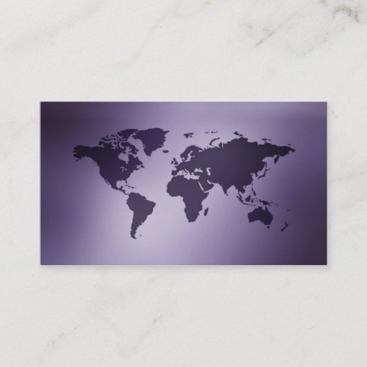 Oude Visitekaartjes van de Kaart van het Wereldbol (Voorkant)