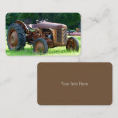 Oude Visitekaartjes van de Rustische Trekker (Voorkant / Achterkant)