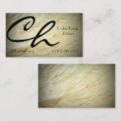 Oude Visitekaartjes van World Marble (Voorkant / Achterkant)