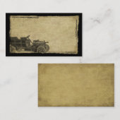 Oude Visitekaartjes voor automatische primaten (Voorkant / Achterkant)