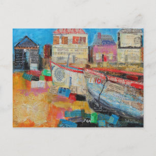 Oude Vissende boten 2013 Briefkaart