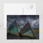 Oude Vissende boten Briefkaart (Voorkant / Achterkant)