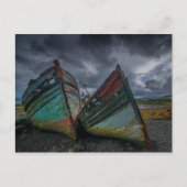 Oude Vissende boten Briefkaart (Voorkant)