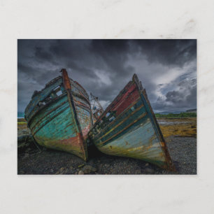 Oude Vissende boten Briefkaart
