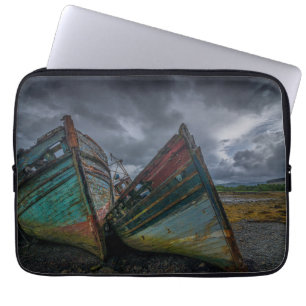 Oude Vissende boten Laptop Sleeve