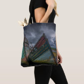 Oude Vissende boten Tote Bag (Dichtbij)