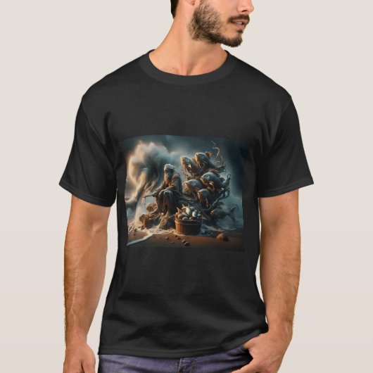 Oude visser t-shirt (Voorkant)