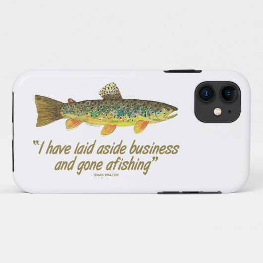 Oude visserijwoorden Case-Mate iPhone case (Achterkant (horizontaal))