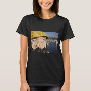Oude visserman t-shirt