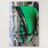 Oude vissersboot Galway Ierland. Legpuzzel (Verticaal)