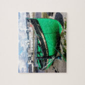 Oude vissersboot Galway Ierland. Legpuzzel (Verticaal)