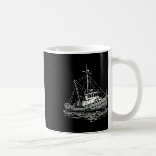 Oude Vissersboot – Maritiem En Nautilus  Koffiemok (Rechts)