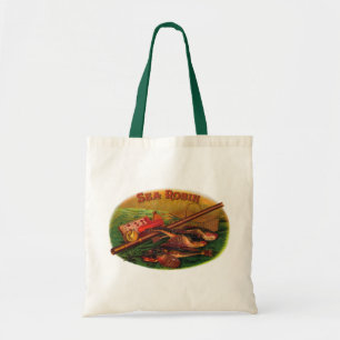 Oude vistuig sigarenlabel kunst, Sea Robin Tote Bag