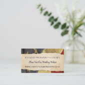 Oude  vlag van de Verenigde Staten Informatiekaartje (Staand voorkant)