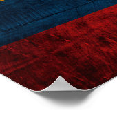 Oude vlag van Ecuador Poster (Hoek)