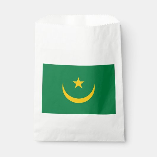 Oude vlag van Mauritanië Bedankzakje (Voorkant)