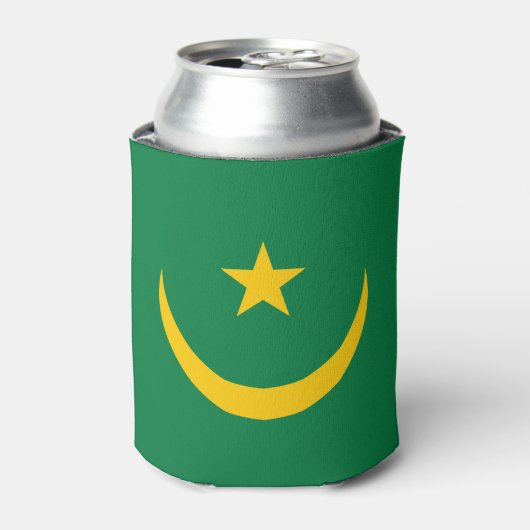 Oude vlag van Mauritanië Blikjeskoeler (Blikje Voorkant)