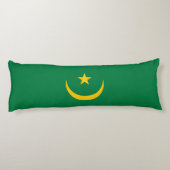 Oude vlag van Mauritanië Lichaamskussen (Achterkant)