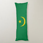 Oude vlag van Mauritanië Lichaamskussen (Achterkant (Verticaal))