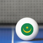 Oude vlag van Mauritanië Pingpongbal (Net)