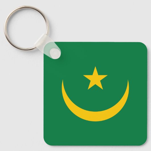 Oude vlag van Mauritanië Sleutelhanger (Voorkant)